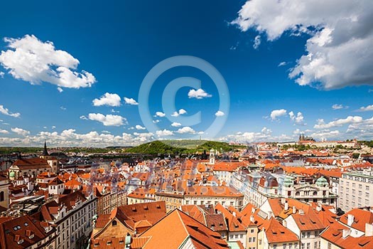 View of Prague, Czech republic View of Prague, Czech republic