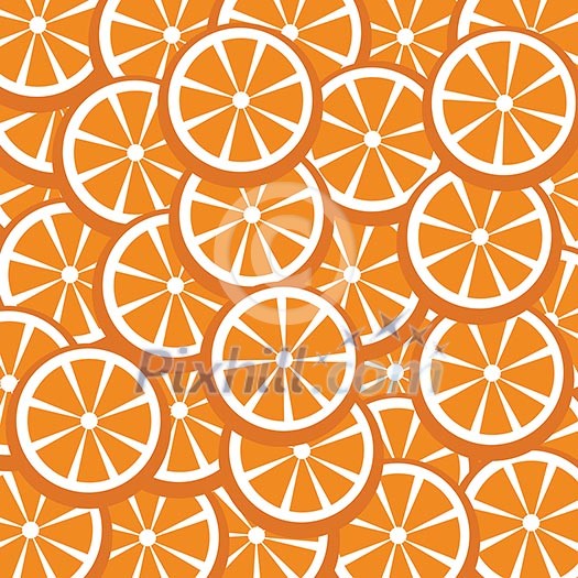 fresh oranges vector for background 