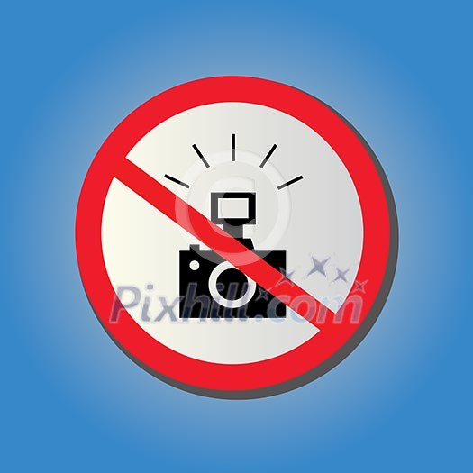 sticker no photography allowed on blue background sticker no photography allowed on blue background