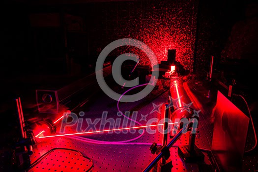 Lasers in a quantum optics lab