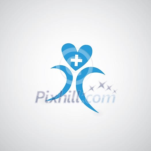 people medical on gray background people medical on gray background