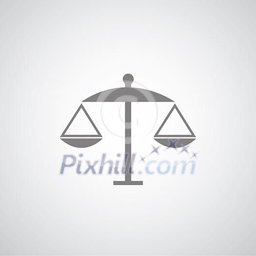 scales of justice on gray background scales of justice on gray background