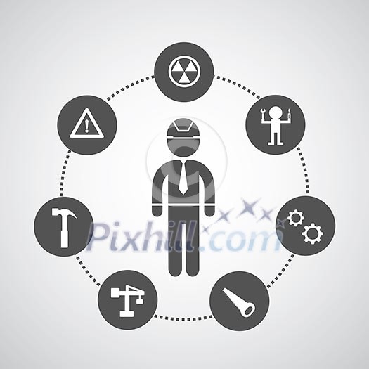 technician symbol in circle diagram technician symbol in circle diagram