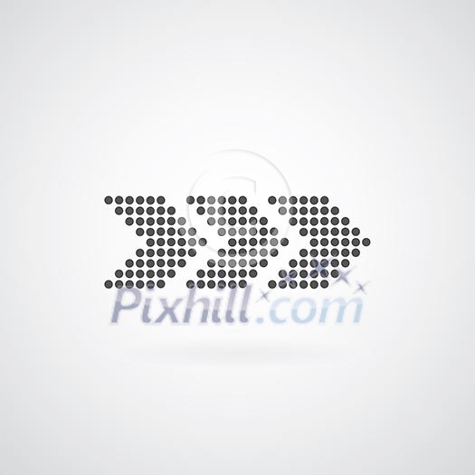 arrow symbol on gray background 