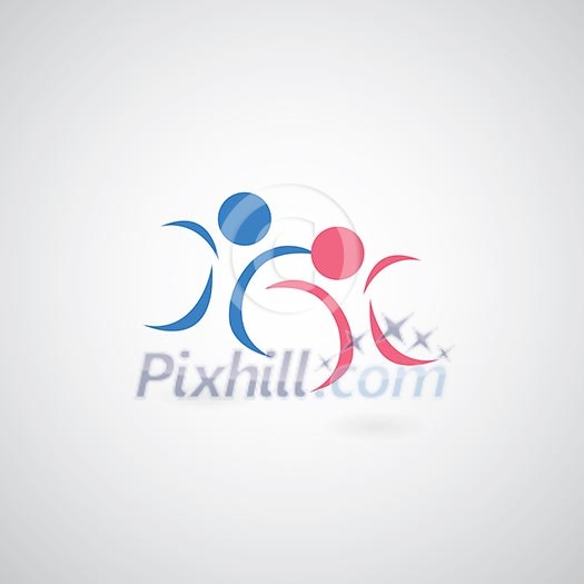 relationship symbol on gray background relationship symbol on gray background