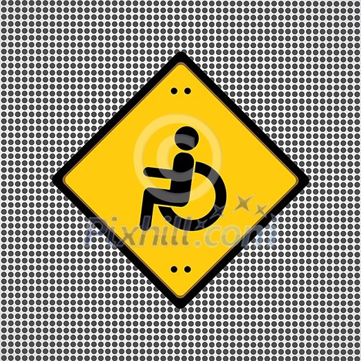 Disabled symbol general needed for use Disabled symbol general needed for use