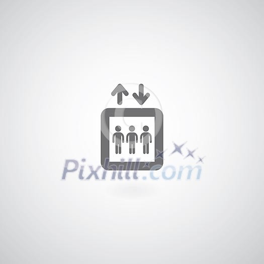 Lift symbol on gay background Lift symbol on gay background