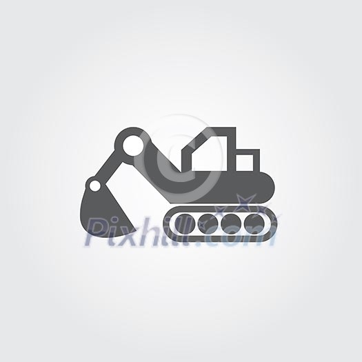 loader vector icons on gray background 