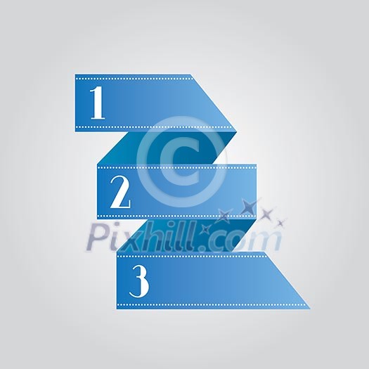 vector progress template with numbers vector progress template with numbers