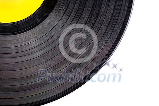 Isolated record lp disc record Isolated record lp disc record