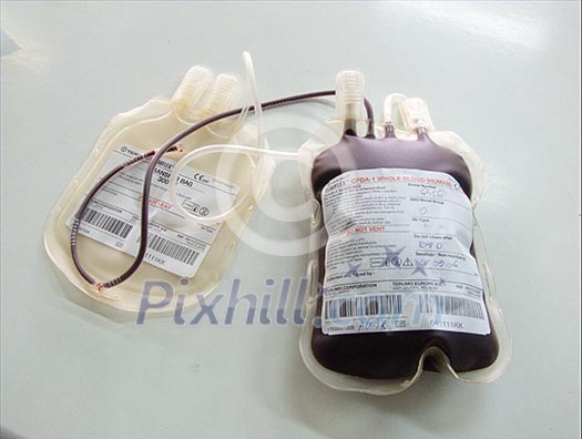 blood donate bag on white background blood donate bag on white background