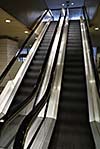 Modern stairway inside a shopping mall