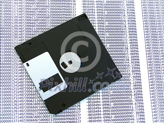 database concept with printed and coded database records database concept with printed and coded database records