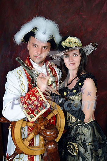 retro happy young couple people in victorian fashion clothes retro happy young couple people in victorian fashion clothes
