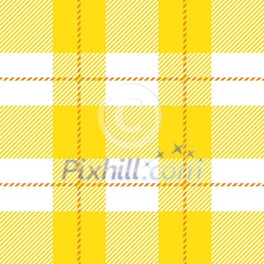 vector yellow seamless tartan plaid for background 
