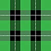 vector green tartan plaid  pattern for background 