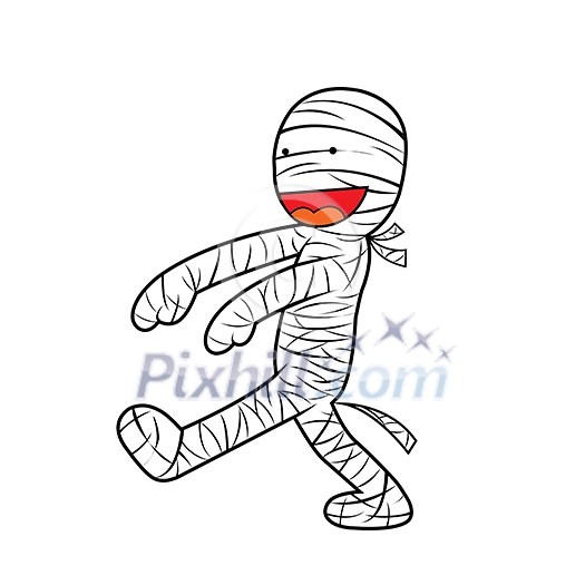 cute mummy halloween vector cartoon cute mummy halloween vector cartoon