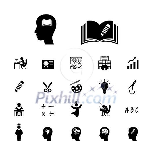 vector basic icon for education vector basic icon for education