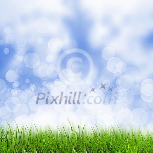 Background bokeh image. Summer and vacation concept