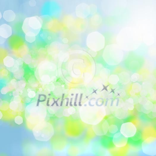 Background bokeh image. Summer and vacation concept