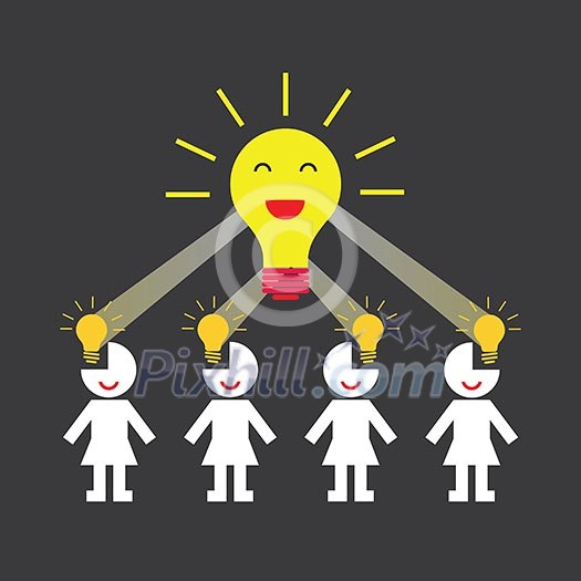 vector business creative teamwork symbol vector business creative teamwork symbol