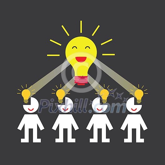 vector business creative teamwork symbol vector business creative teamwork symbol