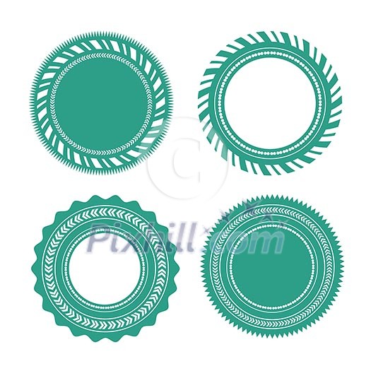 vector set of blank retro vintage badges vector set of blank retro vintage badges
