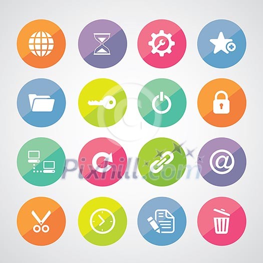Web hosting icons for use Web hosting icons for use