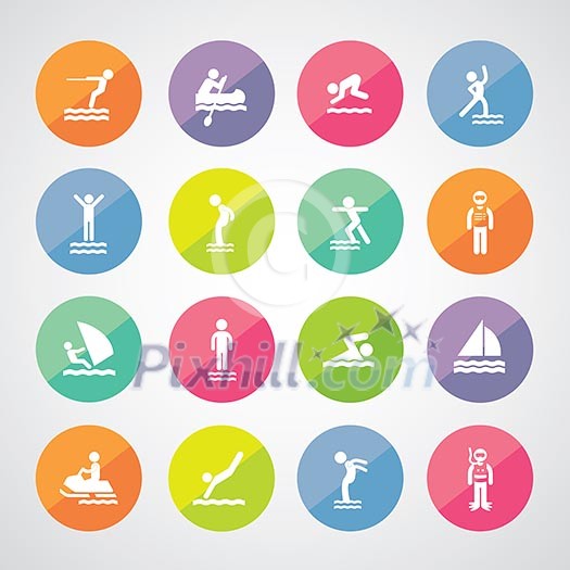 water sport icon for use water sport icon for use