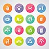 recycle and environment vector icon set 