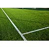 Soccery pitch - well cut grass of a soccer field