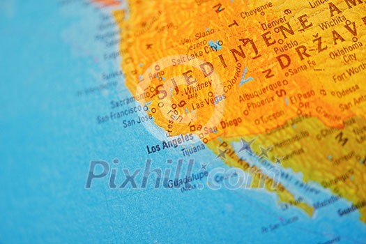illuminated school education world globe closeup country illuminated school education world globe closeup country