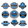  labels set of retro vintage badges 