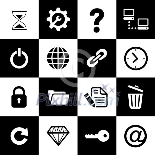 Web hosting icons for use Web hosting icons for use
