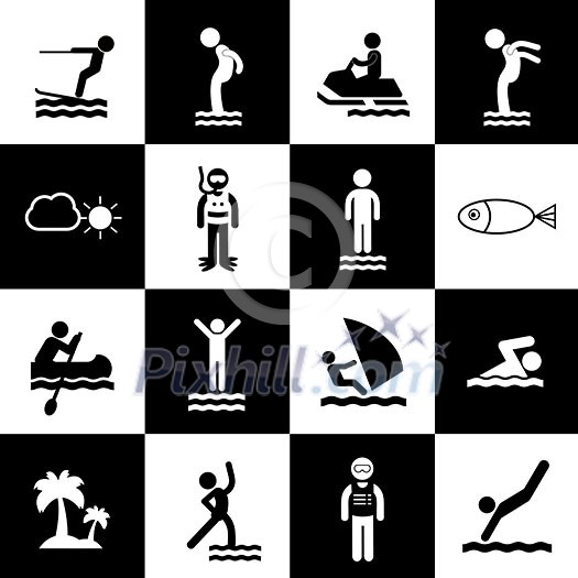water sport icon for use water sport icon for use