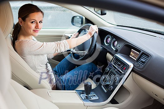 woman driving a car woman driving a car