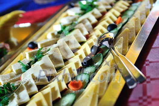 Catering food at a helloween party