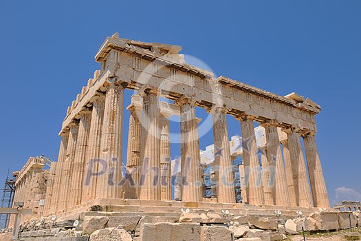 parthenon famous european tourist  travel destination in greece athens