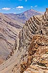 Photographer taking photos in Himalayas mountains. Spiti valley, Himachal Pradesh, India