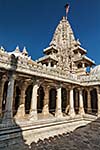 Carved Jain temple in Ranakpur. Rajasthan, India
