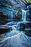 Tropical waterfall. Popokvil Waterfall, Bokor National Park, Cambodia