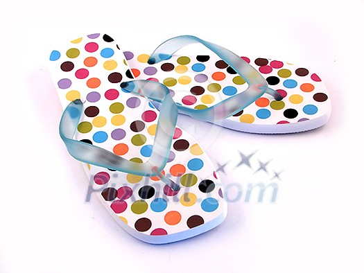 woman shoe for summer and beach isolated on white bacground woman shoe for summer and beach isolated on white bacground