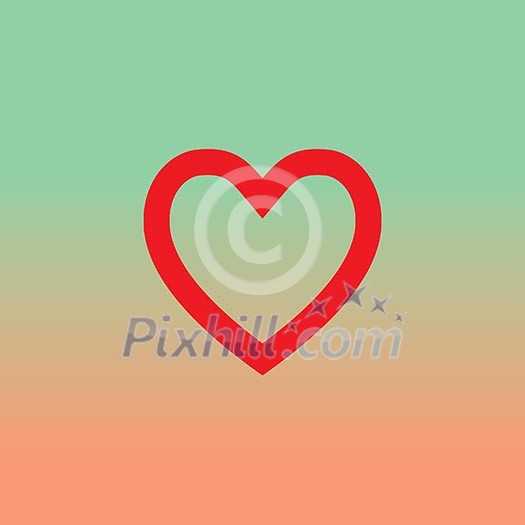 vector heart shape symbol design vector heart shape symbol design