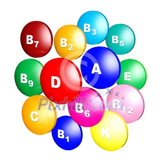 Vitamins concept Vitamins concept