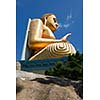 Gold Buddha. Golden Temple, Dambulla, Sri Lanka