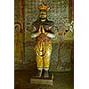 Ancient king image in Dambulla Rock Temple caves, Sri Lanka