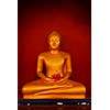 Buddha image on dark background photo. From Burma