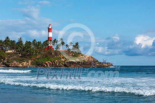 Lighthouse. and sea. Kovalam (Vizhinjam) Kerala, India Lighthouse. and sea. Kovalam (Vizhinjam) Kerala, India