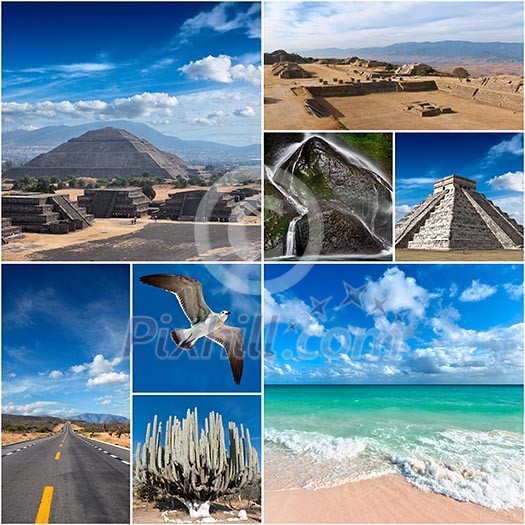 Mexico images collage Mexico images collage