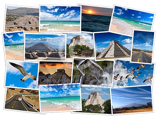 Mexico photos collage Mexico photos collage